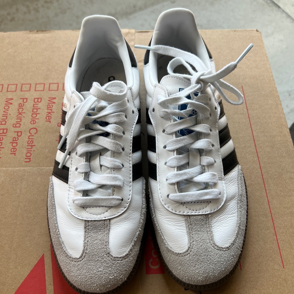 Adidas White Samba